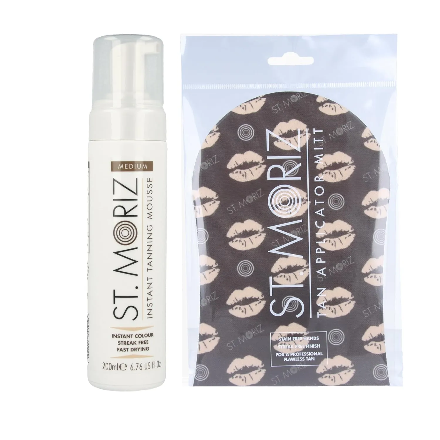Bild von St. Moriz Selbstbräunungsschaum mit 200 ml und Bronzing Applikatoren