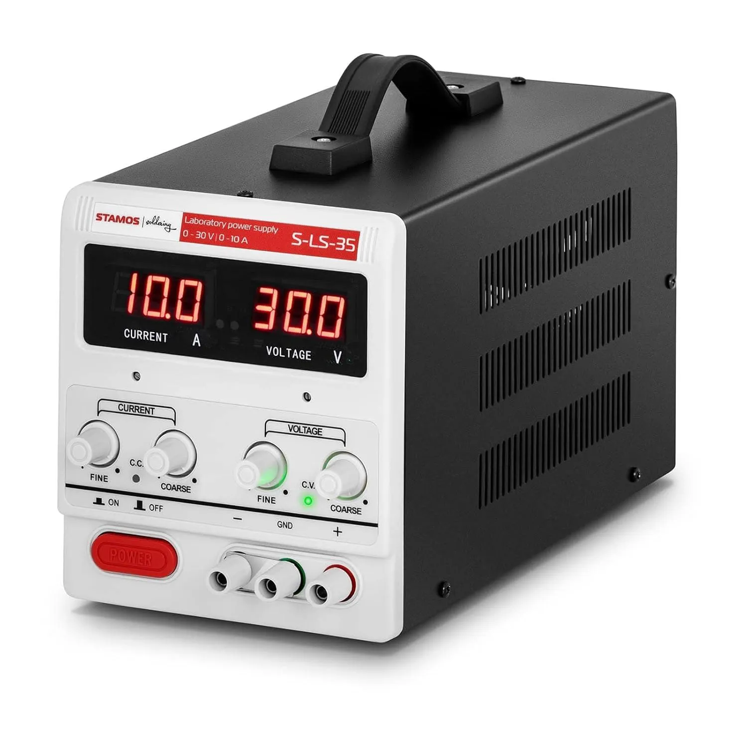 Bild von Stamos Soldering S-LS-35 Labornetzgerät mit 0-30 V und 0-10 A, 300 W Leistung