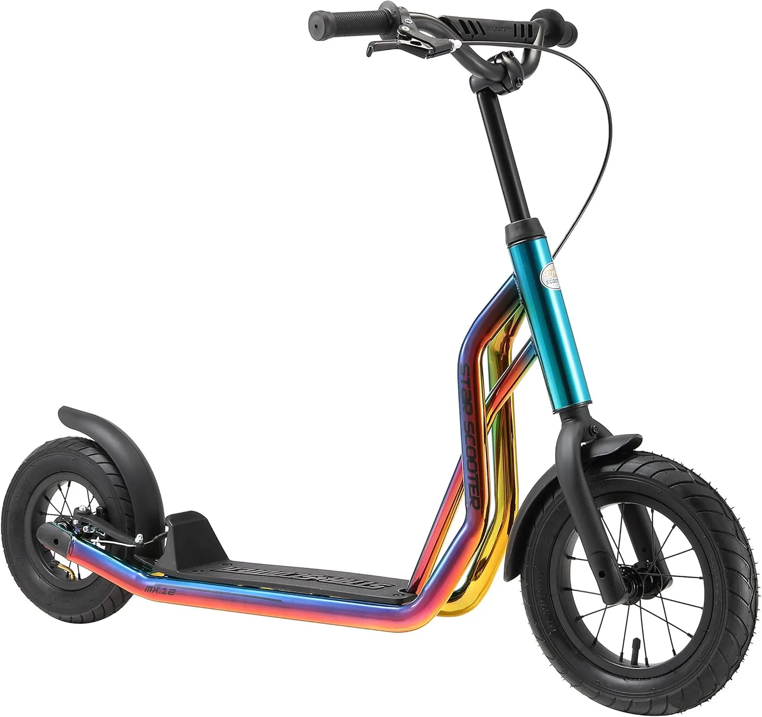 Bild von STAR SCOOTER Kinder Tretroller für 6 bis 7 Jahre mit 12 und 10 Zoll Luftreifen