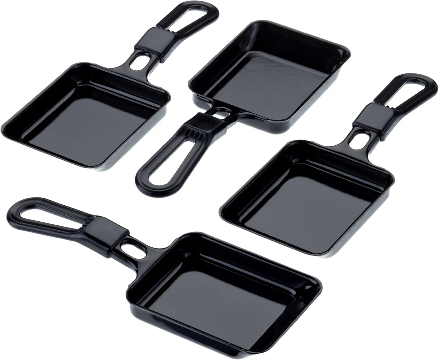 Bild von Steba Raclette Pfännchen Set mit 4 emaillierten Pfännchen für Modelle RC 3, 4, 7 und 8, Made in Germany