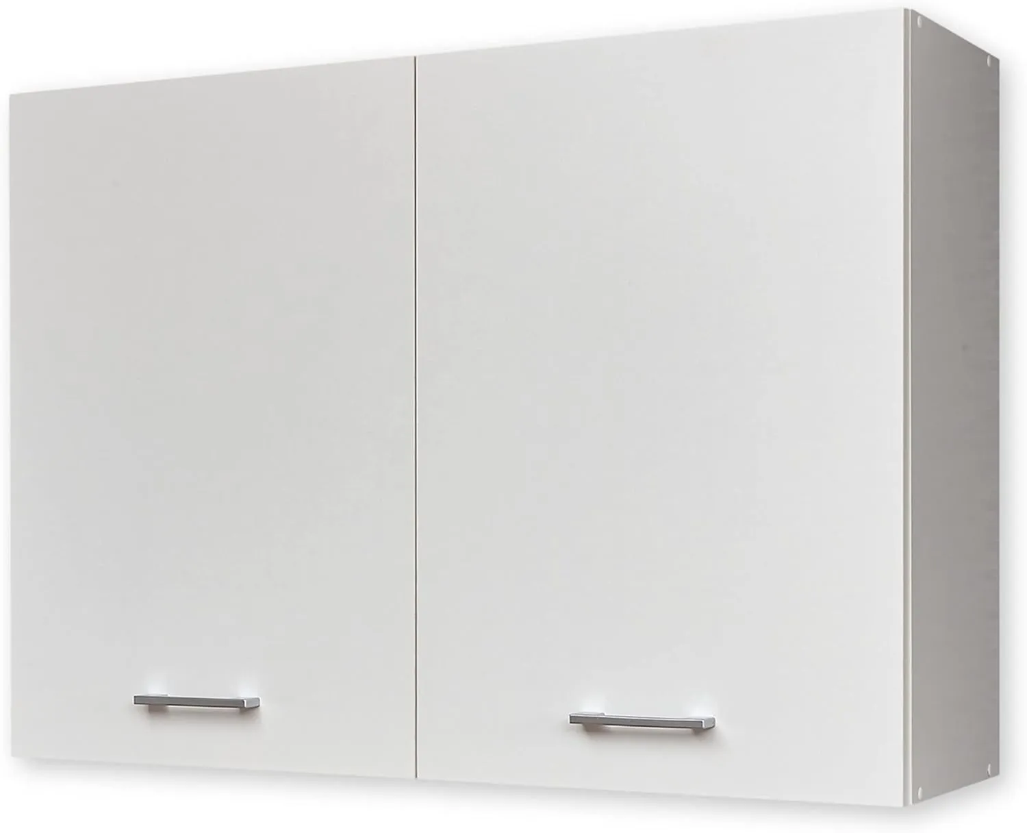 Bild von Stella Trading WOW Hängeschrank in Weiß mit viel Stauraum, Maße 100 x 72 x 31 cm