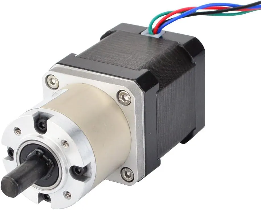 Bild von STEPPERONLINE Nema 17 Getriebemotor mit 14:1 Planetengetriebe und hohem Drehmoment von 1,68 A