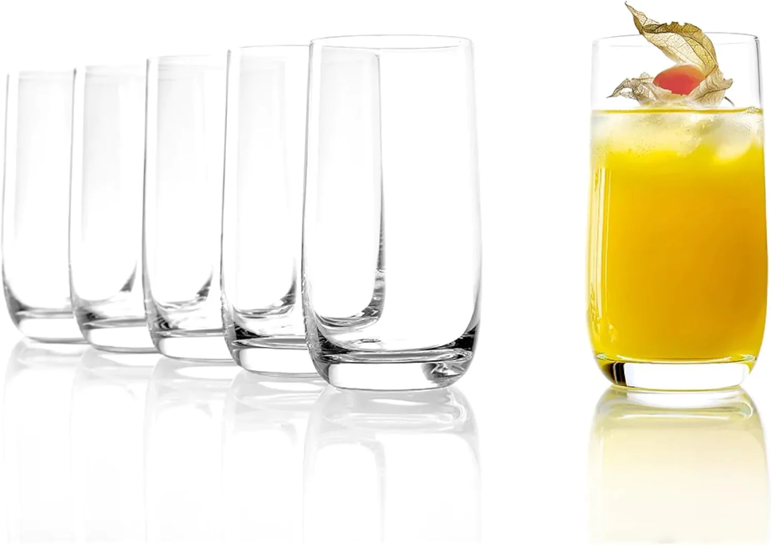 Bild von Stölzle Lausitz Weinland Gläser Set mit 6 Stück, 315 ml, spülmaschinenfest und stoßfest, vielseitig einsetzbar als Wasser-, Saft-, Schorle- und Longdrinkgläser