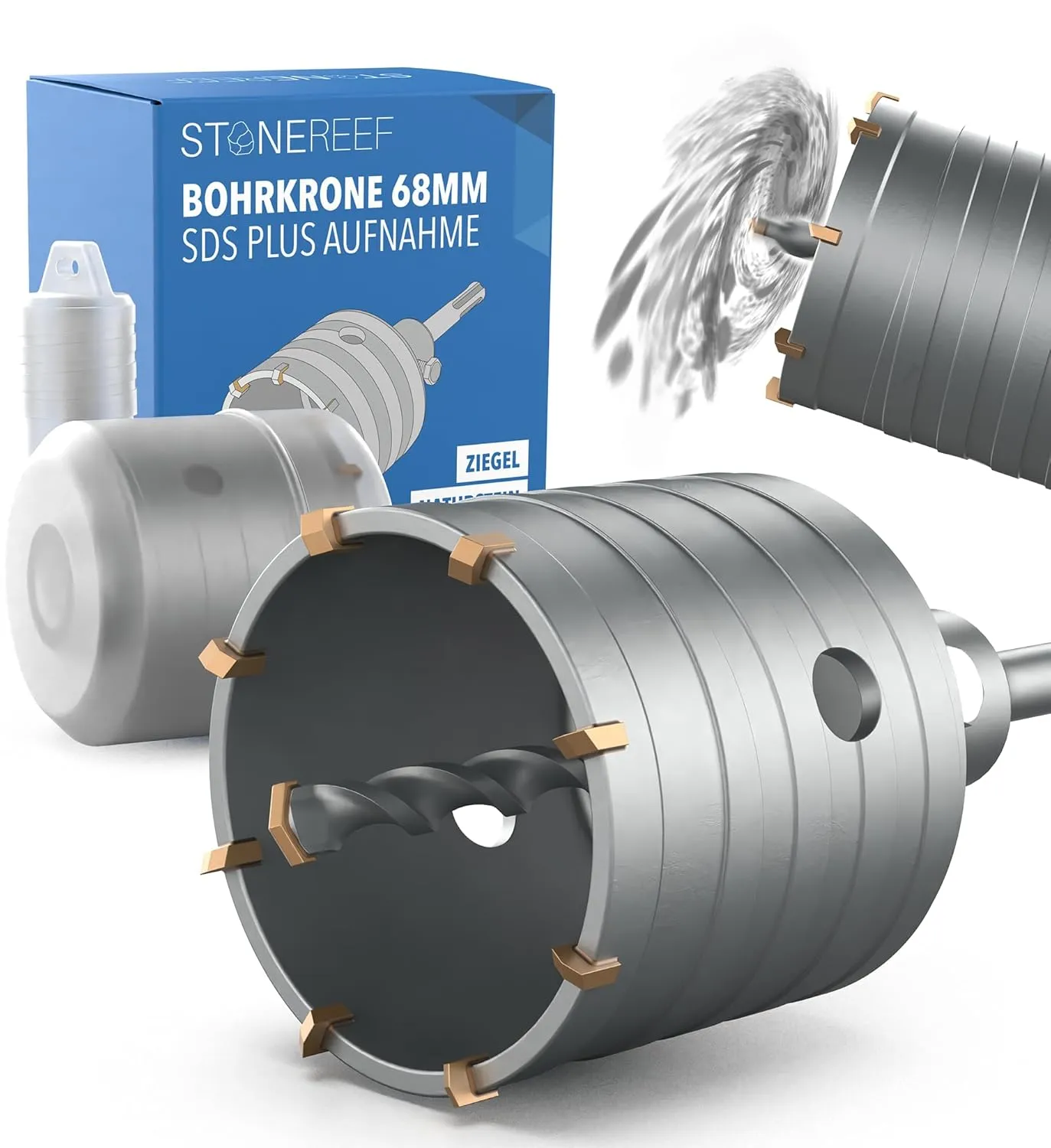 Bild von STONE REEF Bohrkrone 68 mm SDS Plus für Mauerwerke und Unterputz