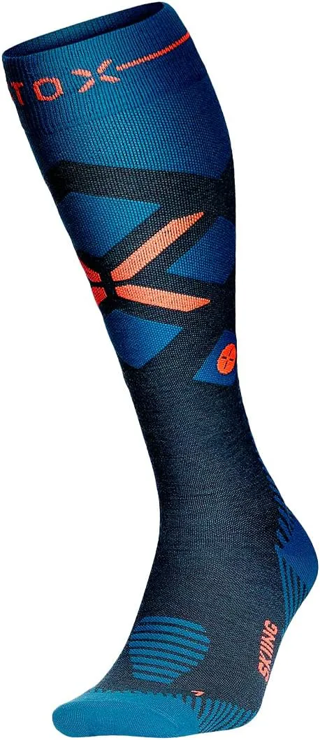 Bild von STOX Energy Socks Herren Skisocken mit Kompression von 23 bis 32 mmHg aus Merinowolle