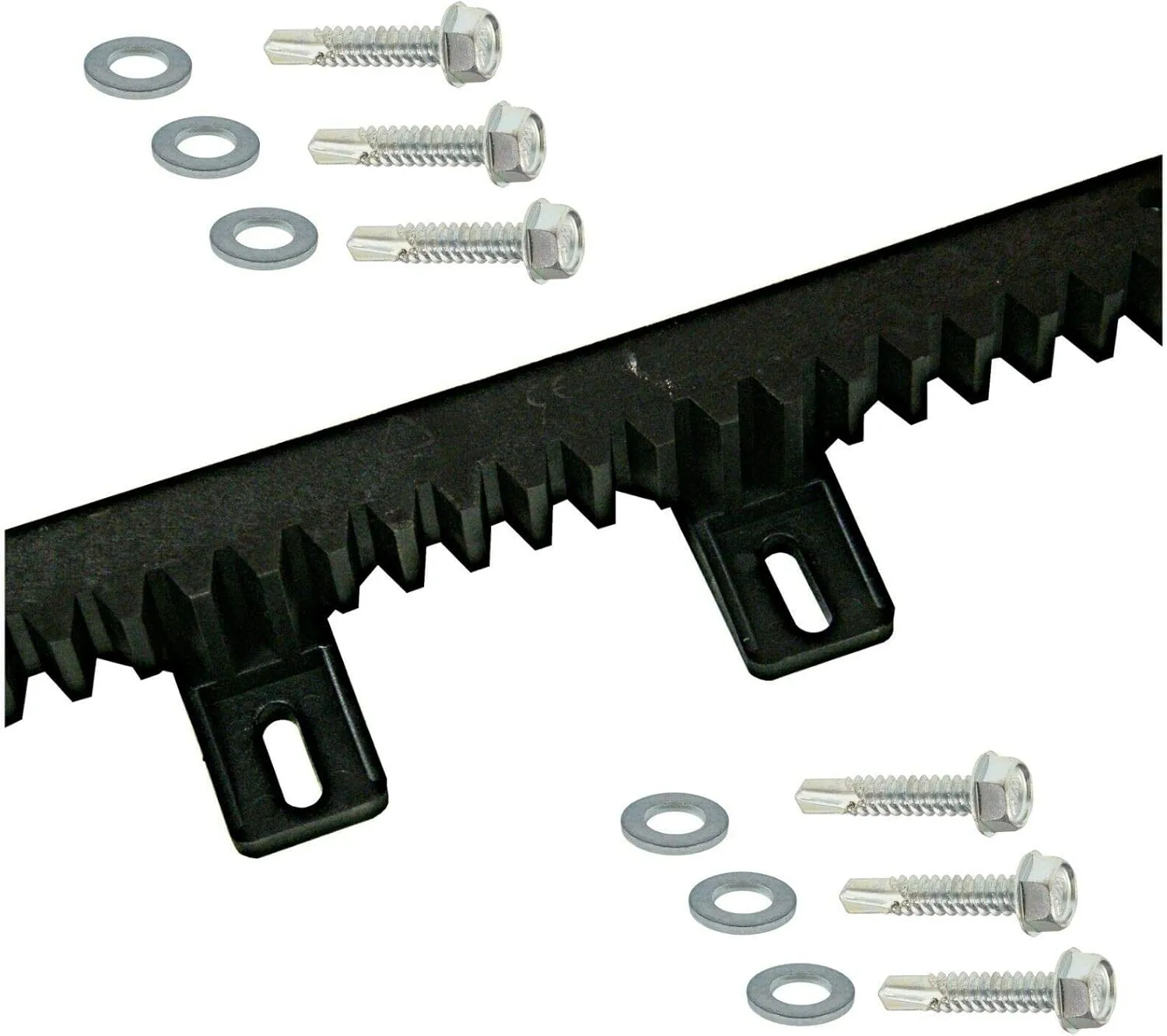 Bild von STRONG Zahnstange 1 Meter für Schiebetorantriebe bis 700 kg aus Nylon Modul 4 M4