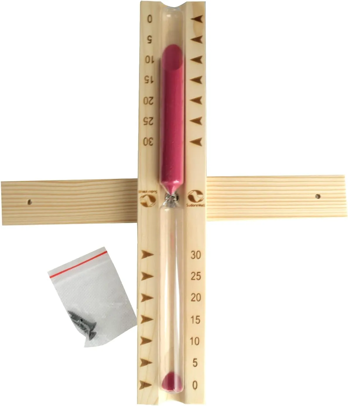 Bild von SudoreWell Sauna Sanduhr 30 Minuten mit rotem Sand