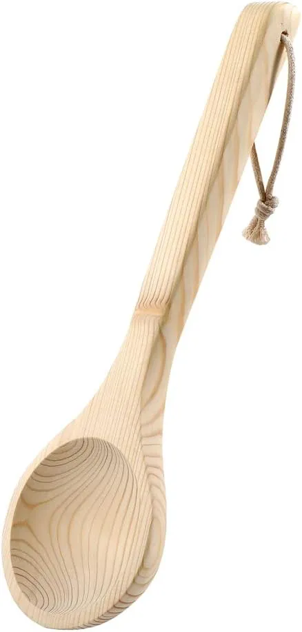 Bild von SudoreWell Saunaaufguss Kelle aus Kiefernholz mit einer Länge von ca. 38 cm