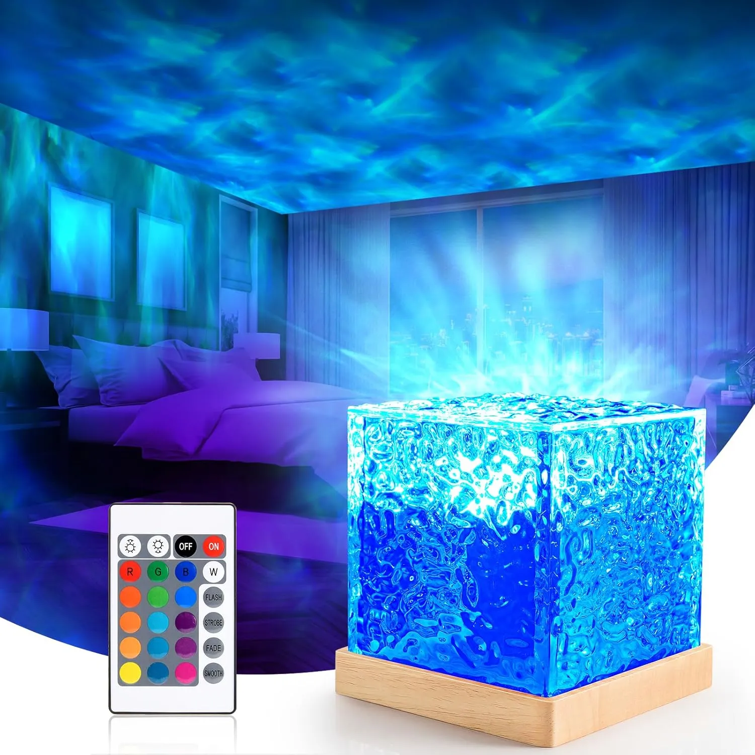 Bild von SUPPOU LED Sternenhimmel Projektor für kreative Zimmerdekoration mit Fernbedienung
