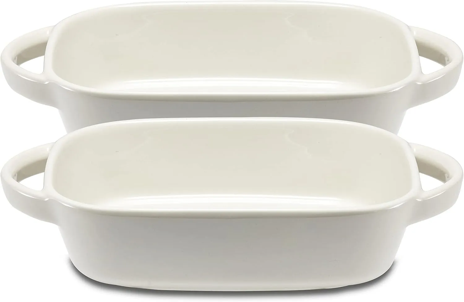 Bild von Supremery 2er Set kleine runde Auflaufformen aus Keramik ideal für Lasagne und Tiramisu