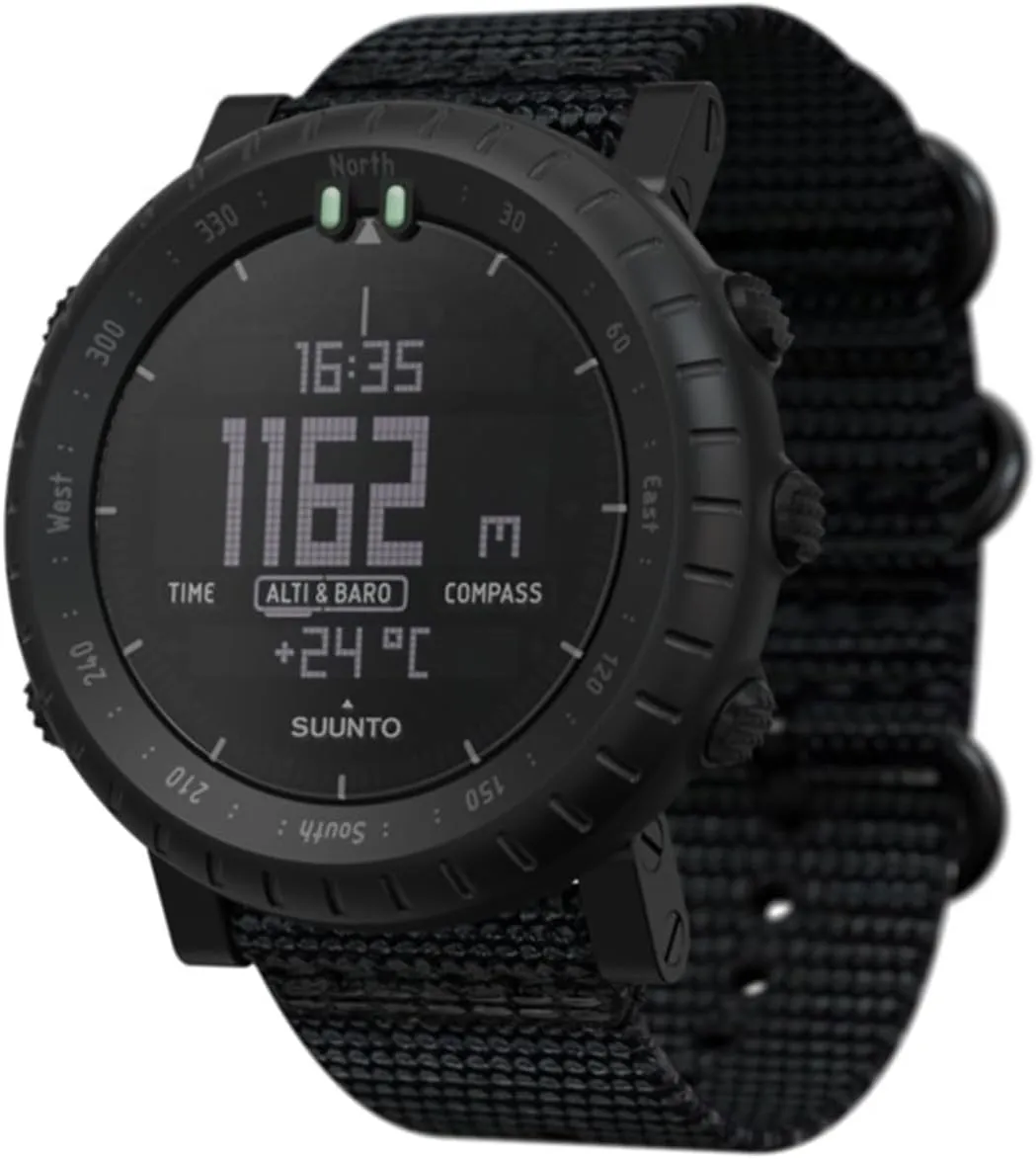 Bild von Suunto Core Alpha Stealth Outdoor-Uhr mit Höhenmesser, Barometer und Kompass