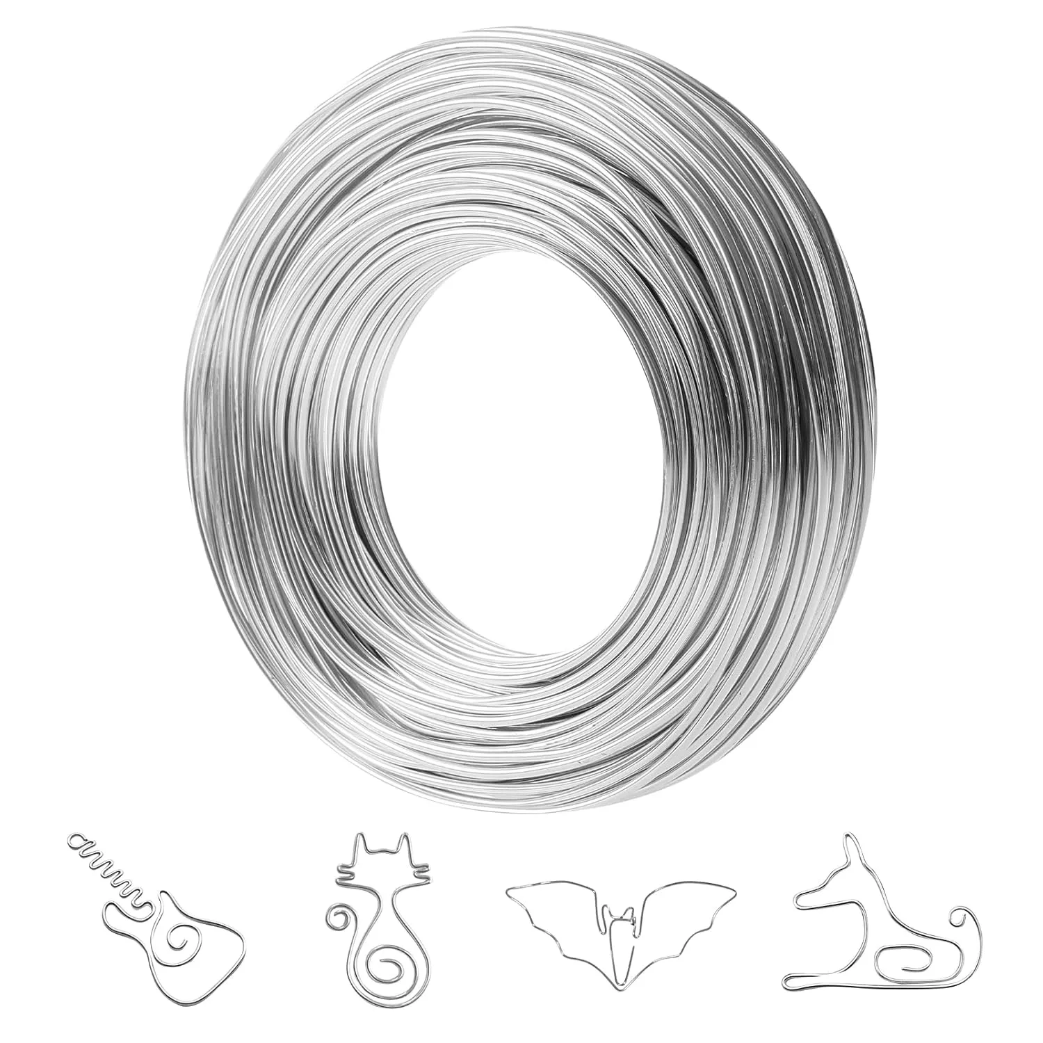 Bild von Suwineo Basteldraht 1 mm x 30 m für DIY Schmuck und Bastelarbeiten