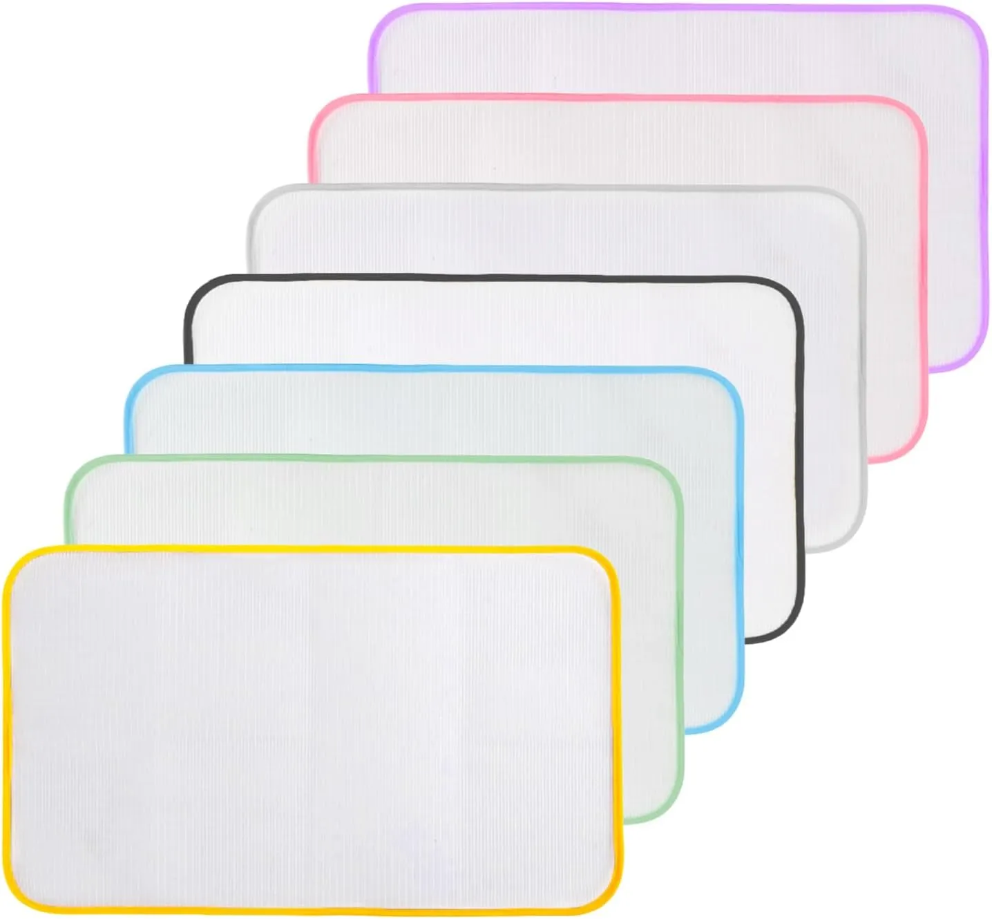 Bild von SYEYCW 7-teiliges Netz Bügeltuch Set 40 x 60 cm, hitzebeständig für einfaches Bügeln und Schutz