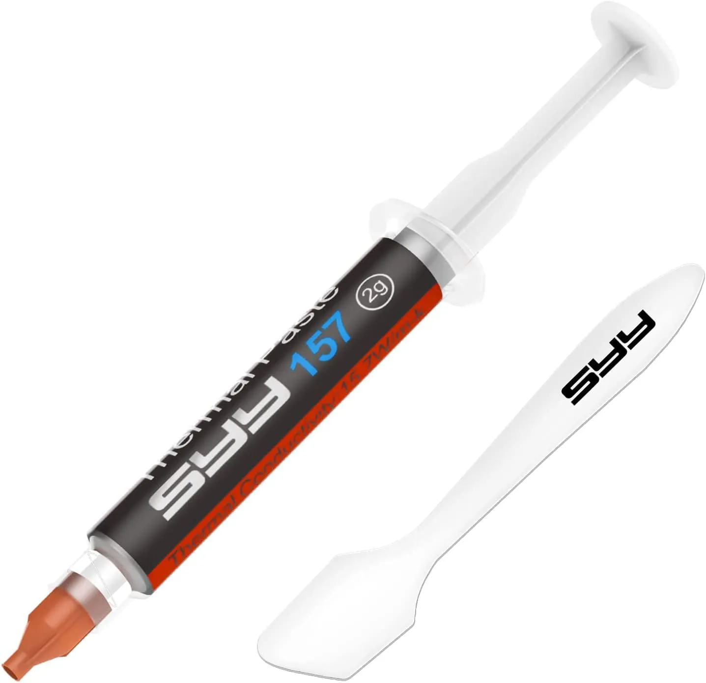 Bild von SYY Wärmeleitpaste 2g mit Toolkit für einfache Anwendung und hohe Leistung auf Kohlenstoffbasis