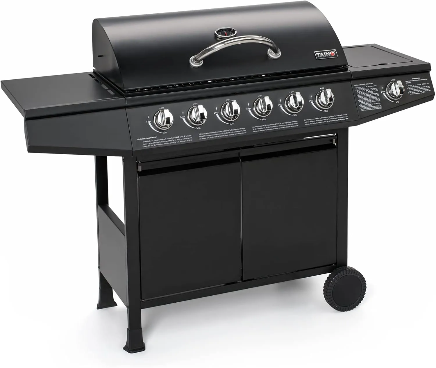 Bild von TAINO BASIC 6+1 Gasgrill mit Edelstahlbrenner und Seitenkocher