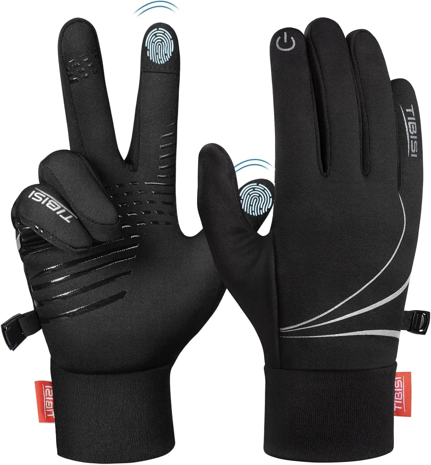 Bild von TANSTC Winterhandschuhe für Herren und Damen, rutschfest und atmungsaktiv, mit Touchscreen-Funktion, ideal für Outdoor-Aktivitäten und Skifahren