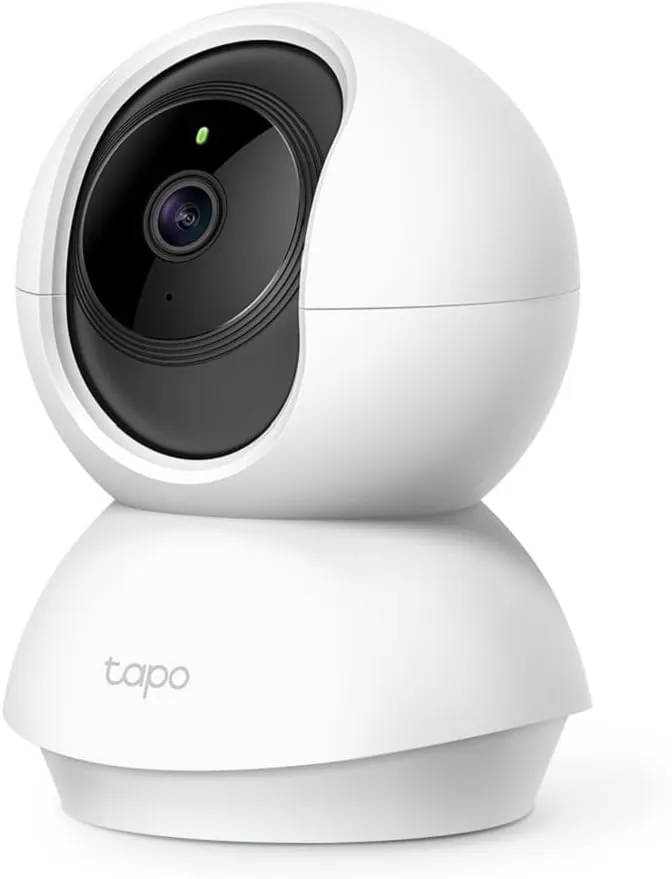 Bild von Tapo TP-Link C200 Innenüberwachungskamera mit 360 Grad Sicht, FHD 1080P, Nachtsicht, Bewegungserkennung und Zwei-Wege-Audio, kompatibel mit Alexa und Google Assistant