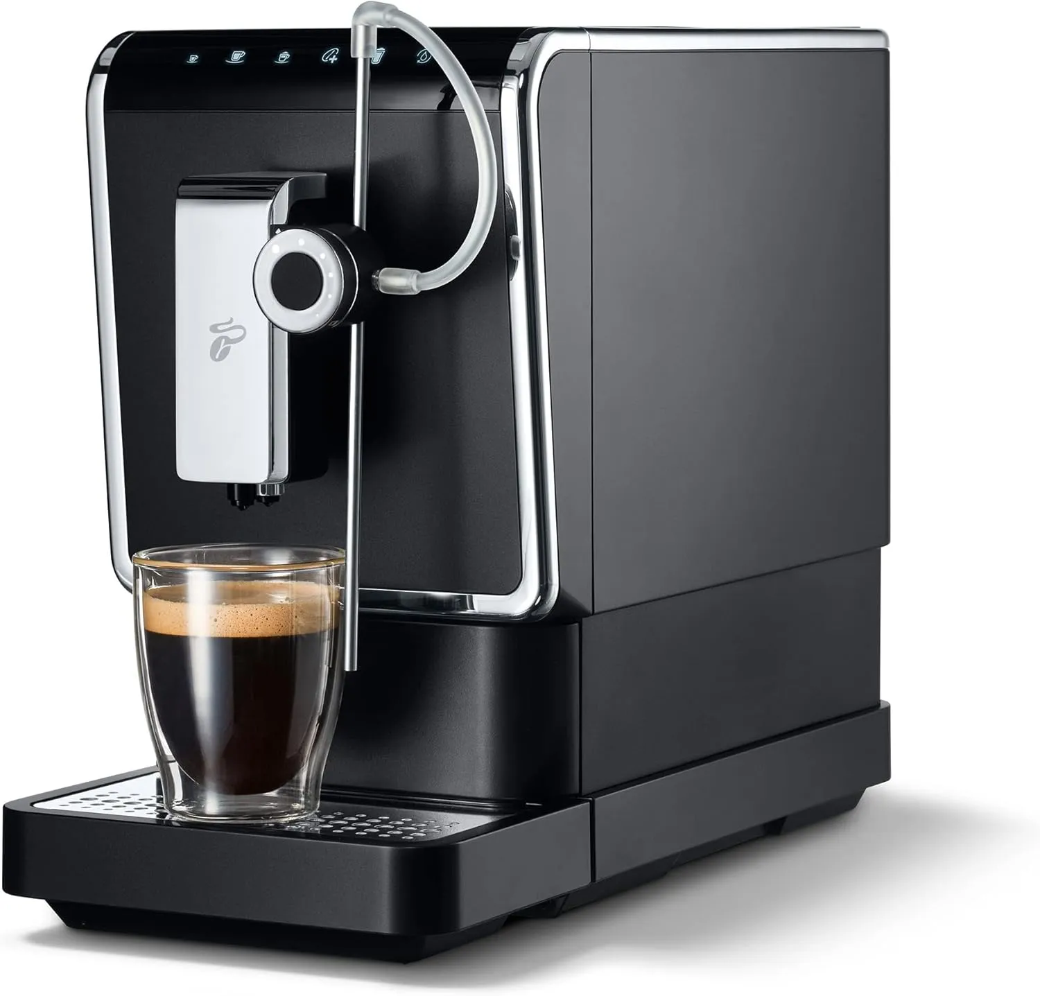 Bild von Tchibo Kaffeevollautomat Esperto Pro in Anthrazit mit One Touch Funktion für Caffè Crema, Espresso und Milchspezialitäten