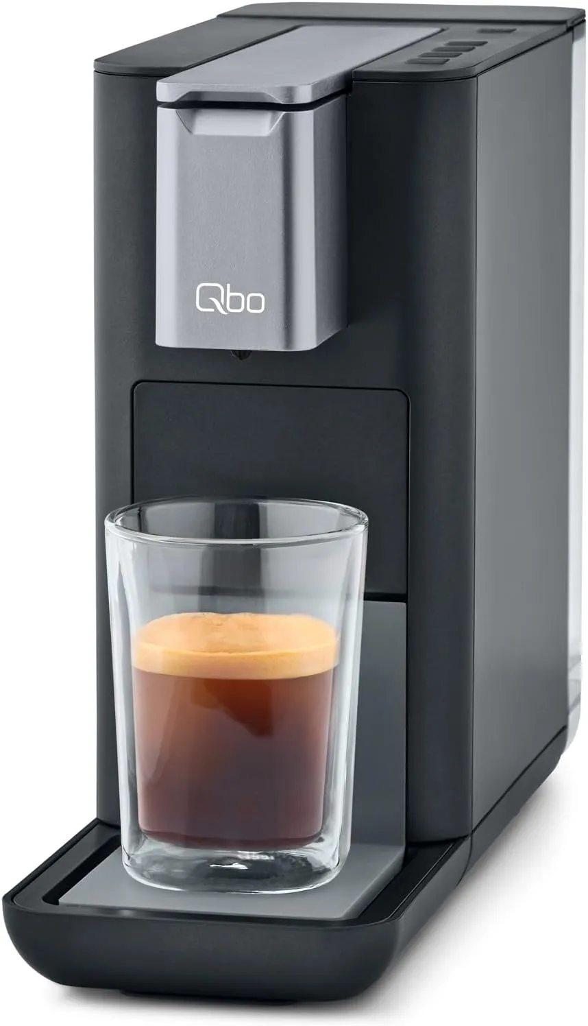 Bild von Tchibo Qbo ESSENTIAL Premium Kapselmaschine für Espresso und Caffè im kompakten Design in Dark Stone