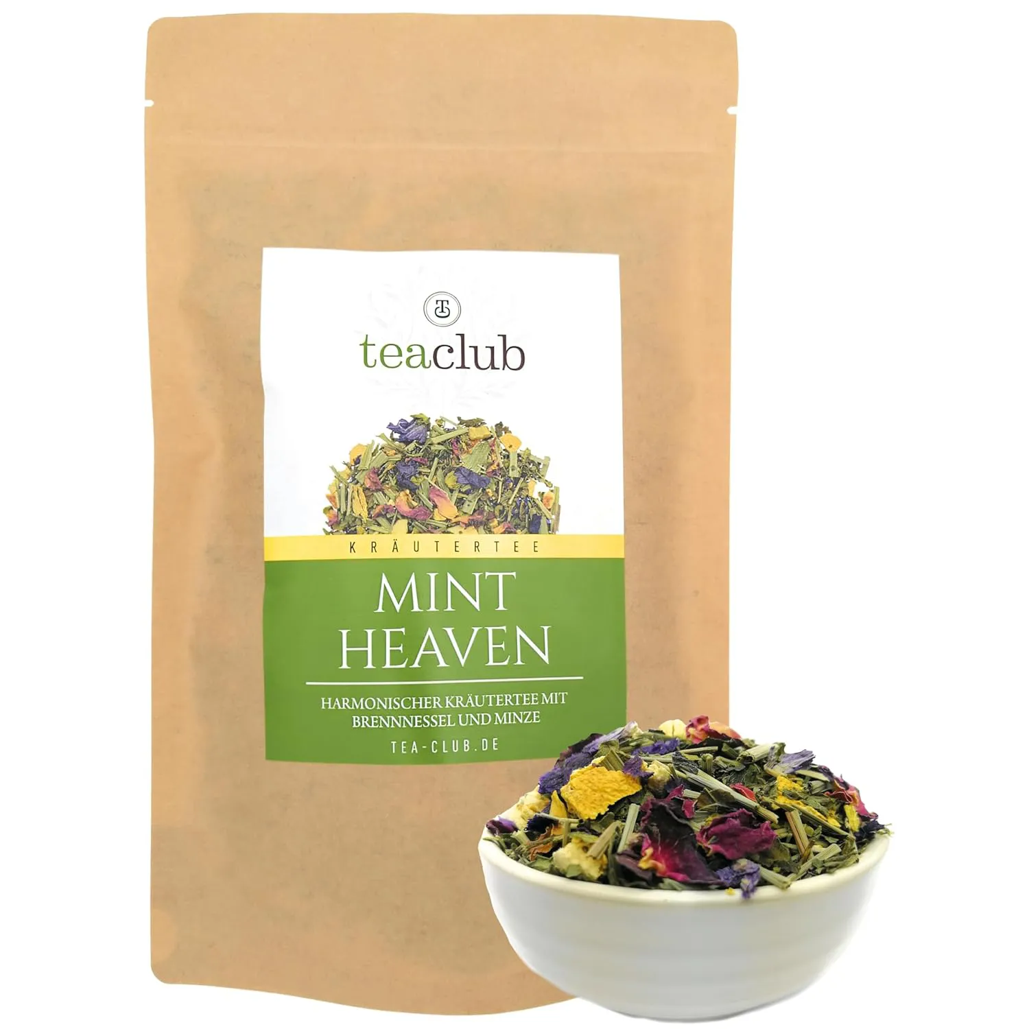 Bild von TeaClub Basischer Kräutertee 100g mit Brennnessel, Zitronengras und Minze