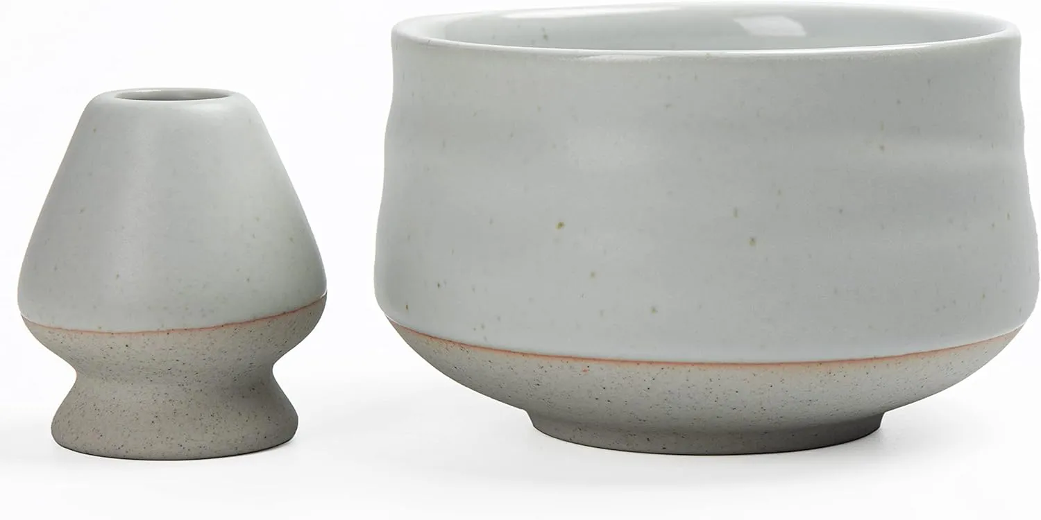 Bild von TEANAGOO MB-1 Chawan Matcha-Schale aus Keramik, 18 OZ, elfenbeinweiß