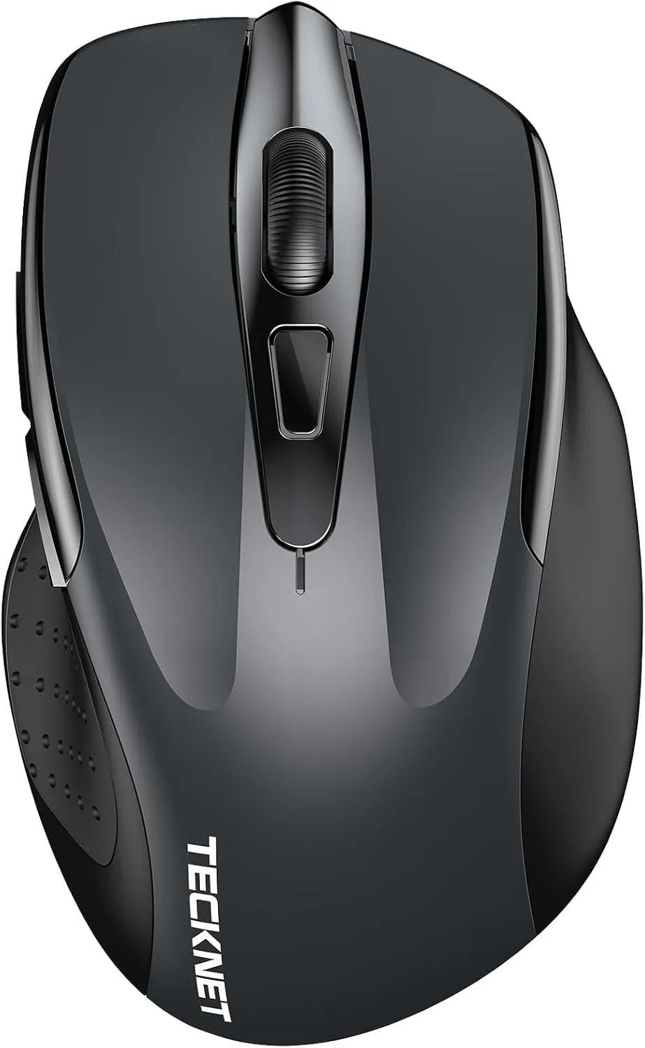 Bild von TECKNET Wiederaufladbare Bluetooth Maus mit 4800 DPI und drei Modi für verschiedene Geräte in Grau