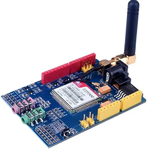 Bild von TECNOIOT SIM900 GPRS GSM Shield Entwicklungsboard mit Antenne und Quad-Band Modul