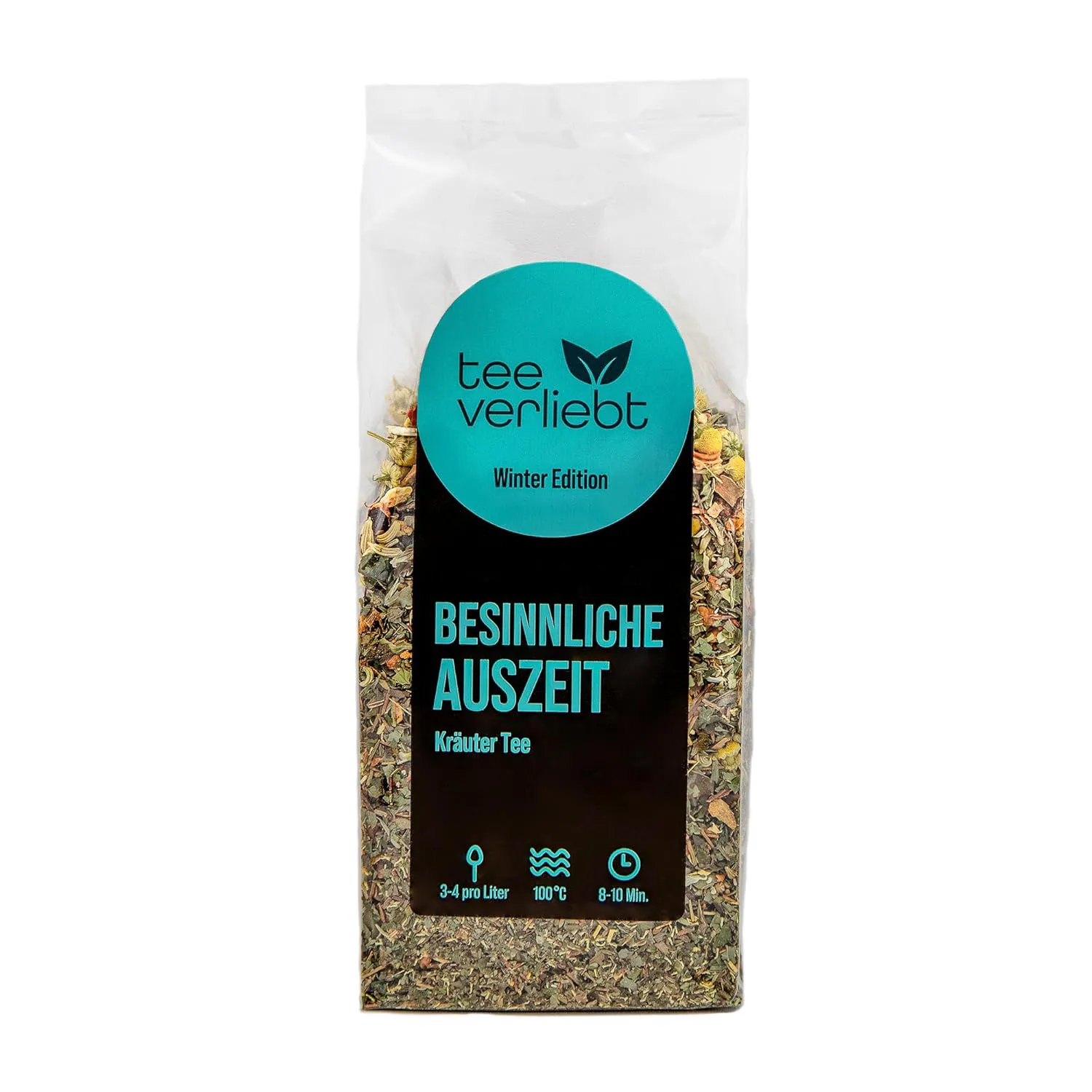 Bild von Teeverliebt Winter Edition Kräutertee 90 g aromatisierte Teemischung ideal als Geschenk