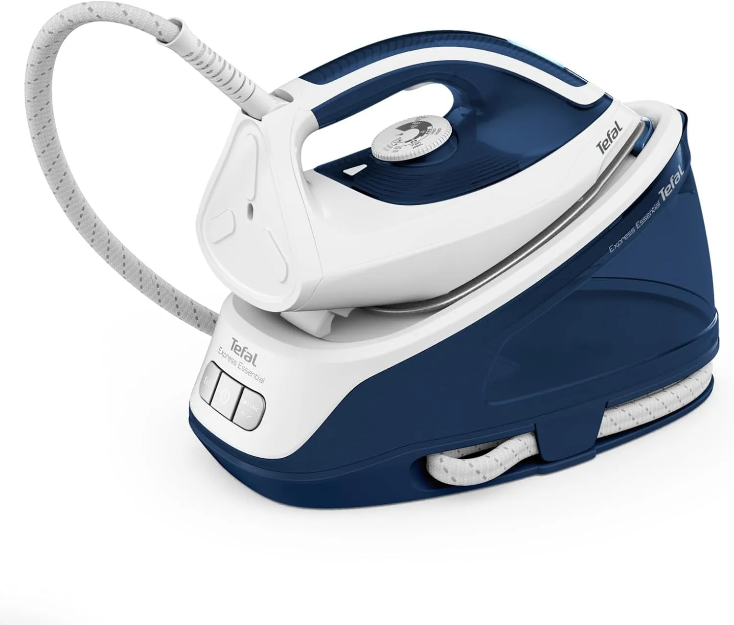 Bild von Tefal Express Essential SV6116E0 Bügelstation mit 2200 Watt und 5,3 bar Druck, ausgestattet mit Ceramic Xpress Glide Bügelsohle