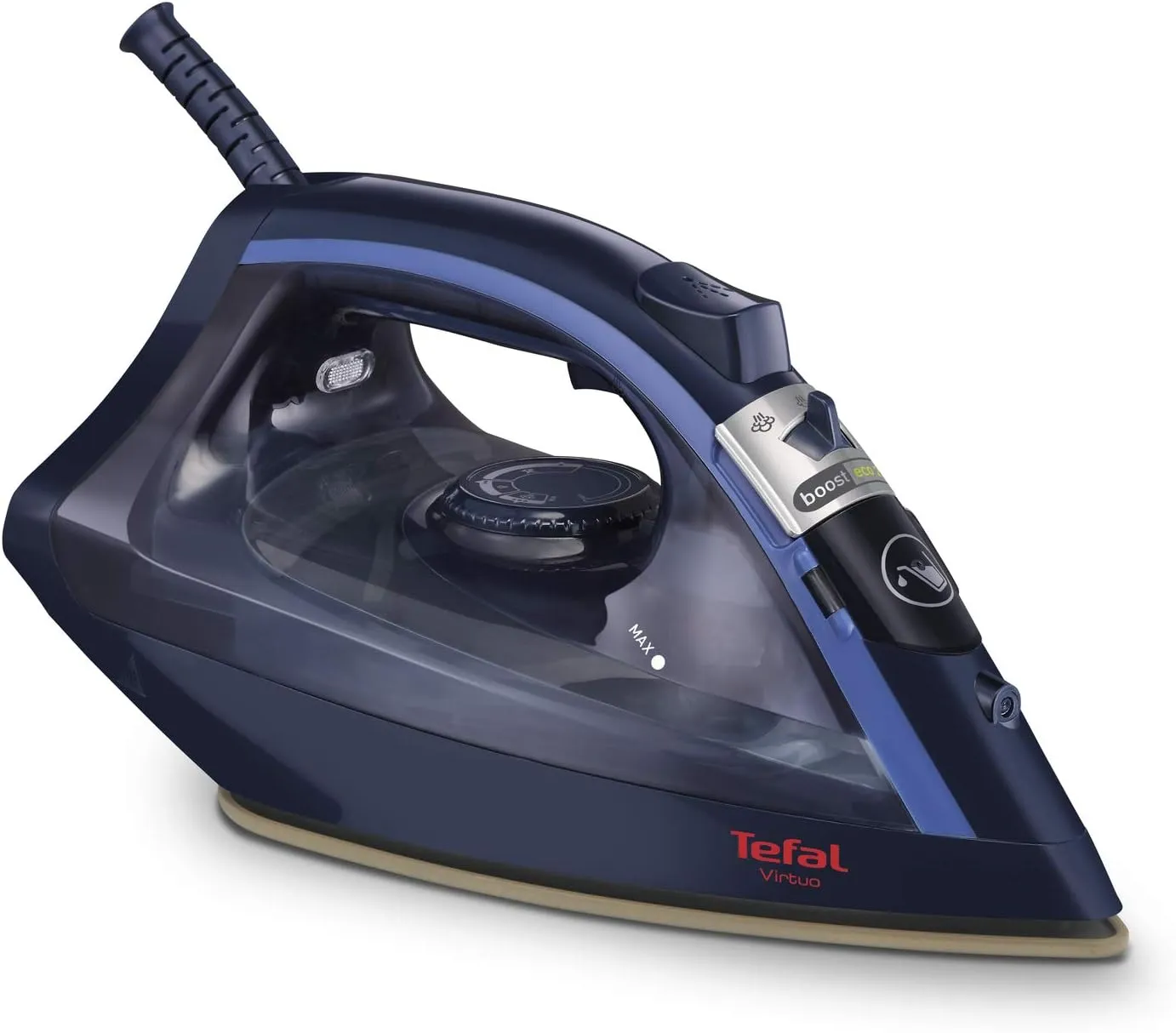Bild von Tefal FV1713 Dampfbügeleisen mit 2000 Watt und Dampfstoß von 90 g/Min in kompakter dunkelblauer Ausführung