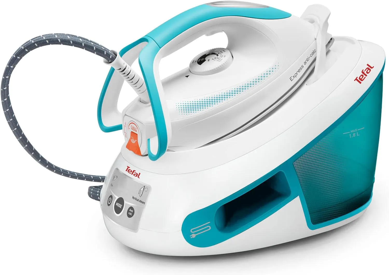 Bild von Tefal SV8010 Dampfbügelstation mit 2800 Watt, 1,8 Liter Wassertank und Anti-Kalk-Kollektor