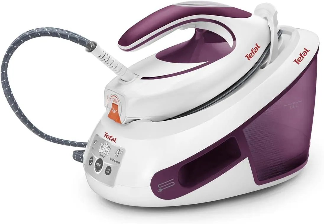Bild von Tefal SV8054 Dampfbügelstation mit 2800 Watt und 6,5 Bar, 1,8 Liter Wassertank, Anti-Kalk-Kollektor und automatischer Abschaltung