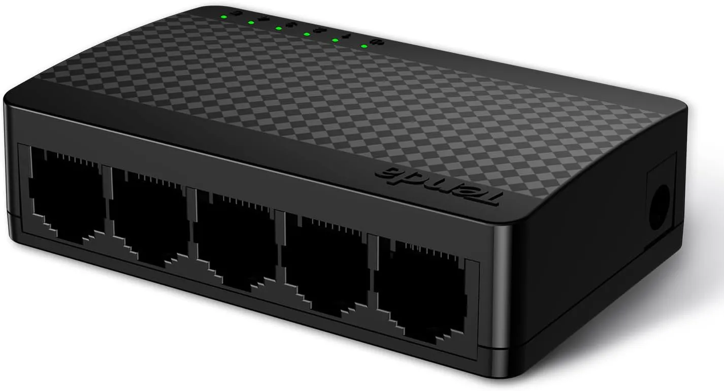 Bild von Tenda SG105 V4.0 5-Port Gigabit LAN Switch, lüfterlos und unmanaged, Plug-and-Play