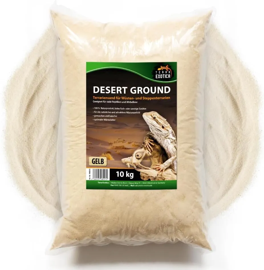 Bild von Terrariensand Desert Ground in 10 Kg für ein natürliches Wüstenumfeld im Terrarium