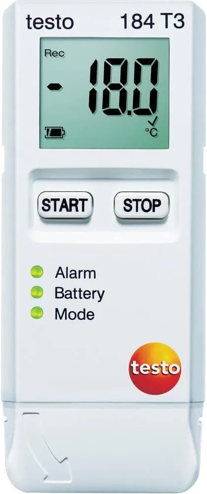 Bild von Testo 184 T3 Temperaturdatenlogger zur Überwachung von Transporttemperaturen
