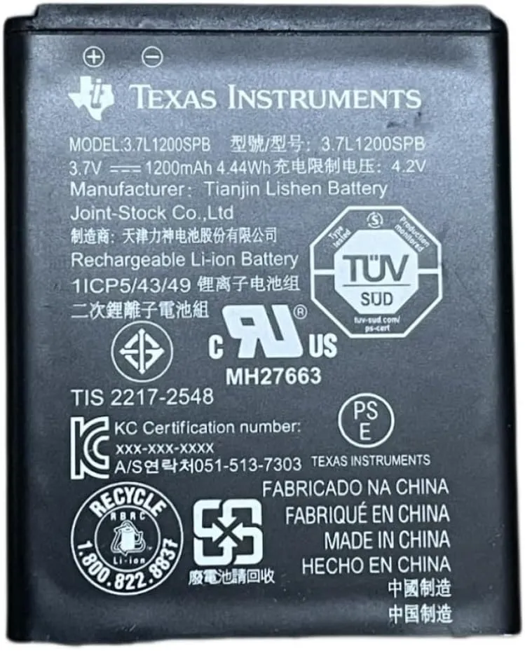 Bild von Texas Instruments N2BT-BKT-B Akku-Pack für NSPIRECX/CX CAS