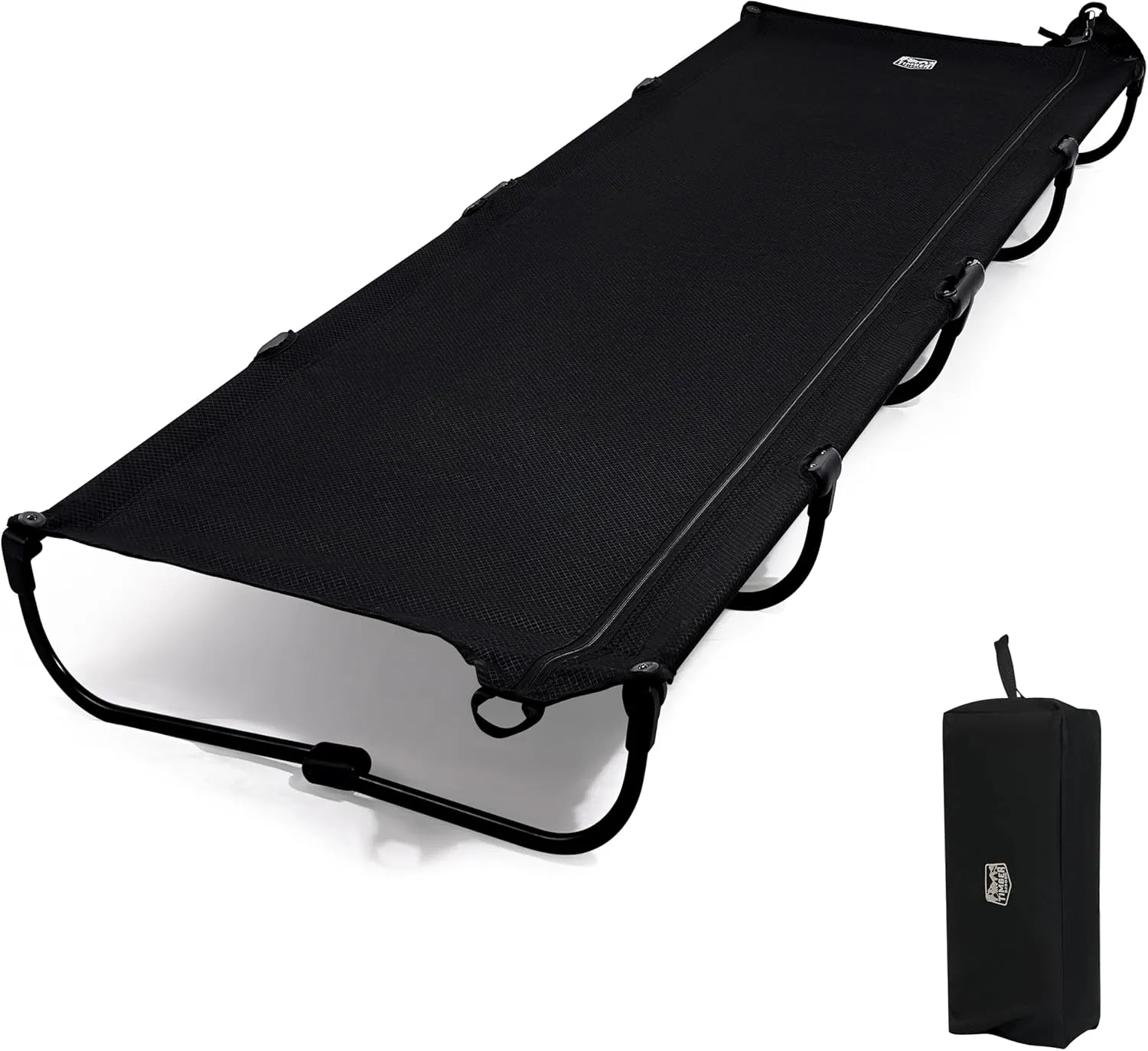 Bild von TIMBER RIDGE Klappbares Feldbett für Camping mit einem Gewicht von 3 kg, tragbar und bequem bis 120 kg