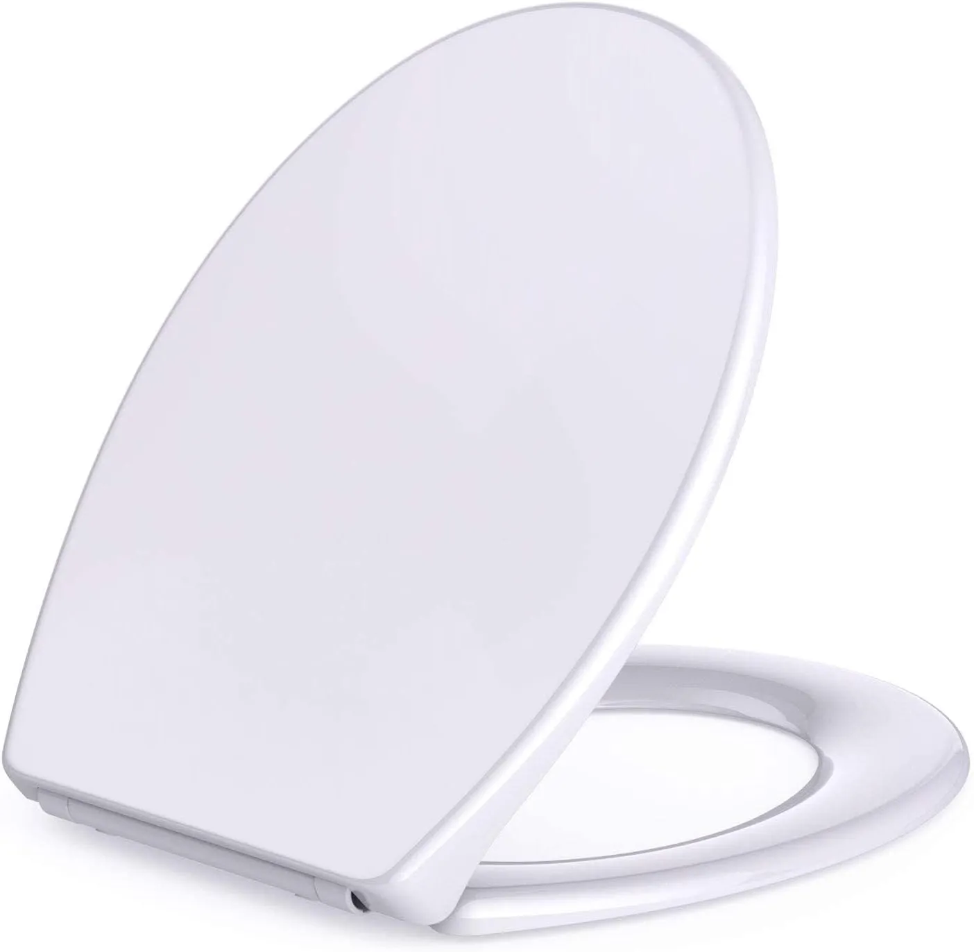 Bild von Toilettendeckel mit Absenkautomatik in Weiß für die meisten Toiletten