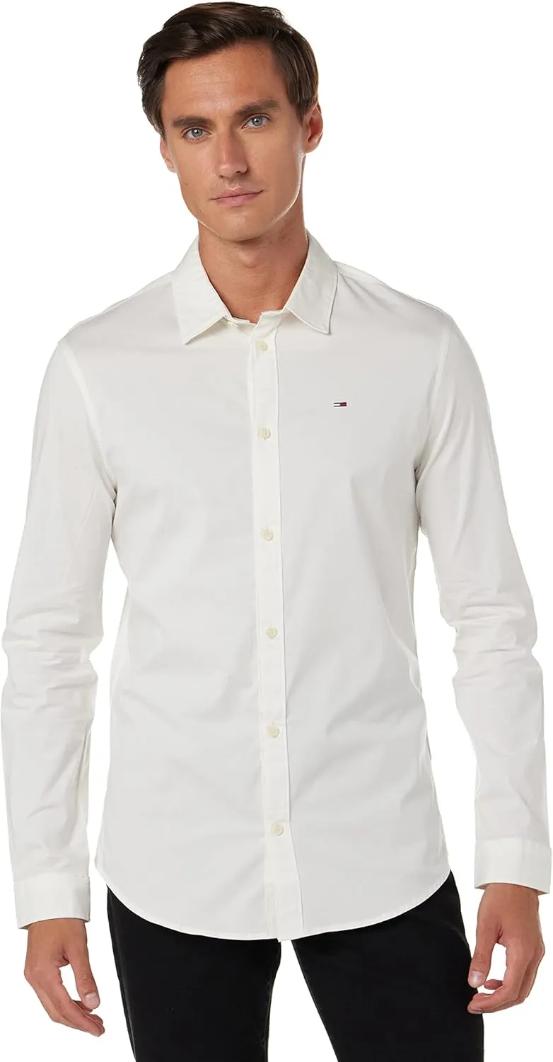 Bild von Tommy Jeans Herren Langarmhemd Original Stretch