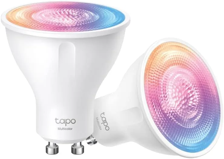 Bild von TP-Link Tapo GU10 L630 Smart WLAN Glühbirne im 2er Pack, 3.5W, dimmbar, 16 Millionen Farben, kompatibel mit Alexa