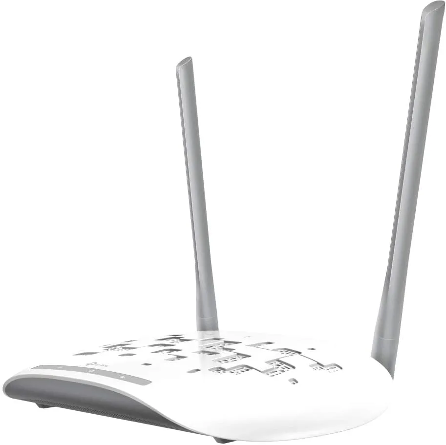 Bild von TP-Link TL-WA801N WLAN Access Point mit 300 Mbit/s, 2.4 GHz, Ethernet-Anschluss und zwei Antennen in Weiß