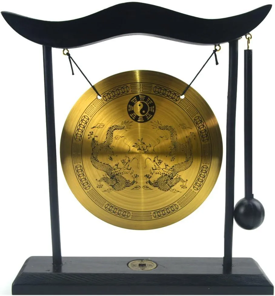 Bild von Tragbarer Messing Gong H1303 mit Schlägel