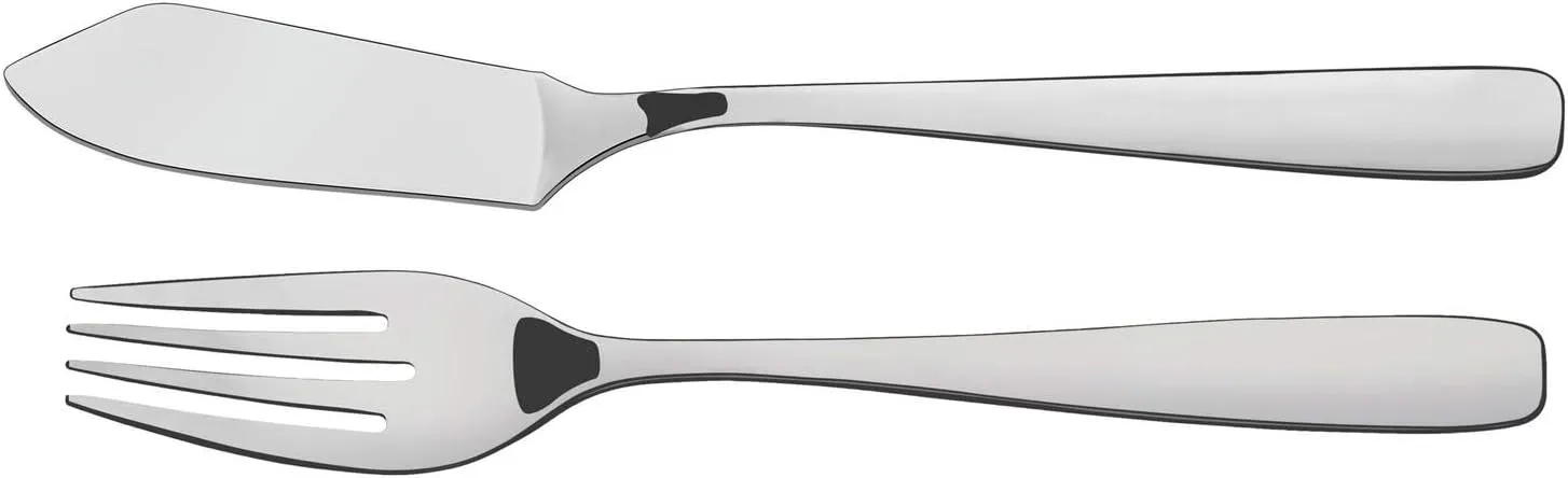 Bild von Tramontina Essentials Fischbesteck Set aus Edelstahl mit Fischmesser und Fischgabel