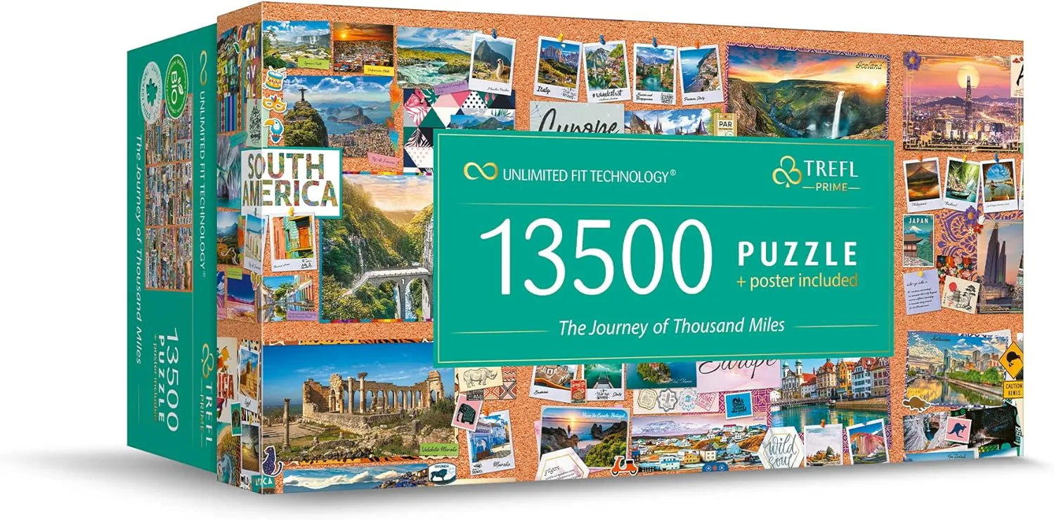 Bild von Trefl 81025 Puzzle mit 13500 Teilen aus dicker Pappe für Erwachsene und Kinder ab 12 Jahren, Thema Die Reise von tausend Meilen