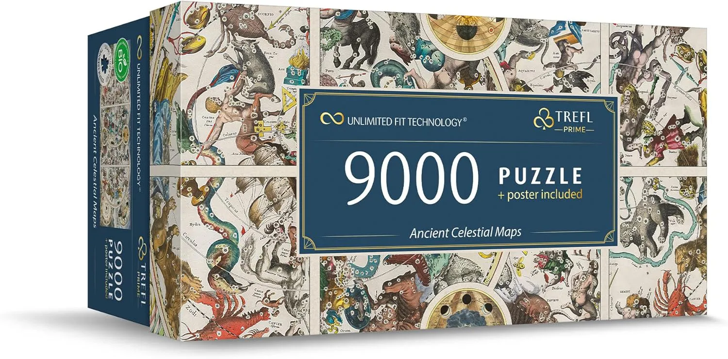 Bild von Trefl Prime Puzzle Ancient Celestial Maps mit 9000 Teilen aus dickem Karton für Erwachsene und Kinder ab 12 Jahren