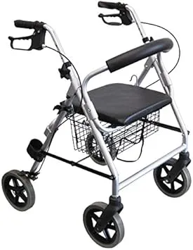 Bild von Trendmobil Leichtgewichtrollator LR 56 oder LR 53 mit Korb und Stockhalterung, 6,7 kg, pannensichere PU Bereifung