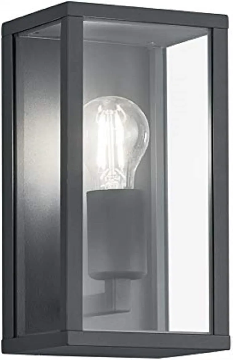 Bild von Trio Garonne Wandleuchte 201860142 aus Aluminium in Anthrazit, ohne E27 Leuchtmittel