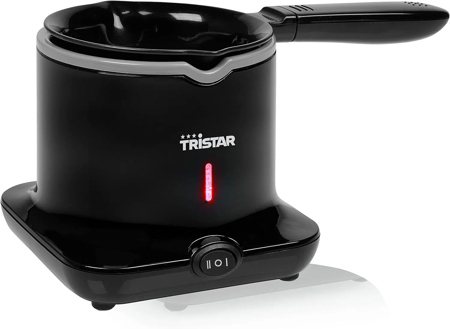 Bild von Tristar CF-1606 Schokoladenfondue und Gummibärchenmaschine für 4 Personen mit 6 Fonduegabeln und 2 Silikonformen in Schwarz, 70 Watt