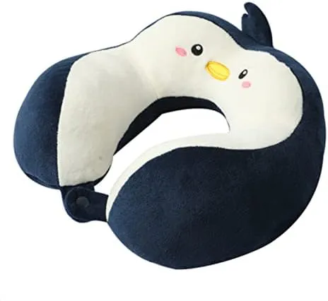 Bild von TROYSINC Reisekissen Pinguin für Kinder und Erwachsene, ideal für Flugzeug, Zuhause und Büro