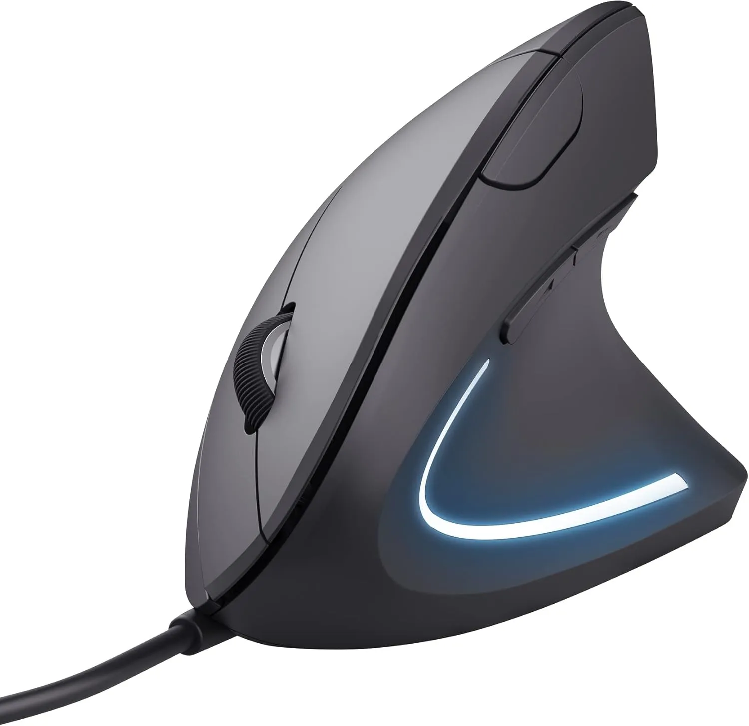Bild von Trust Verto Ergonomische Maus für Rechtshänder mit kabelgebundener Verbindung und LED-Beleuchtung, 1000/1600 DPI